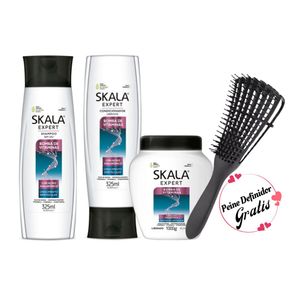 Pack Bomba De Vitaminas Skala Con Ácido Hialurónico + Cepillo Definidor Gratis