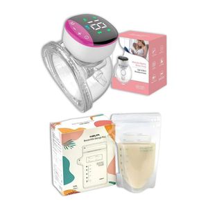 Pack Extractor De Leche Manos Libres + Bolsas De Almacenamiento