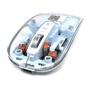 Mouse inalámbrico Teraware TERAMOUSEBLUE bluetooth, 1600 dpi, 4 botones, recargable, azul