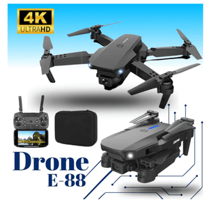 Drone E88 Mini Camara Wifi Hd Negro