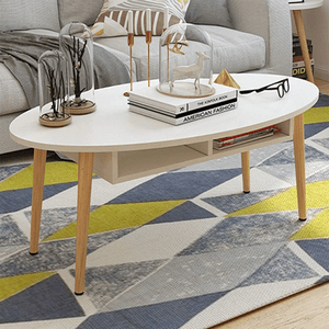 Mesa de Centro Moderna Maju Blanco AMORE HOME