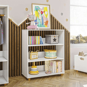 Estante Multiusos Infantil Branca AMORE HOME