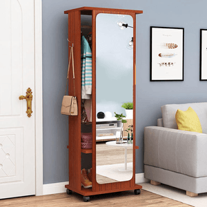 Espejo Giratorio 3en1 con almacenamiento Piper Cerezo DIBA Muebles
