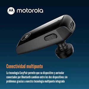 Audífono Motorola HK385 Mono Bluetooth IPX4 Negro