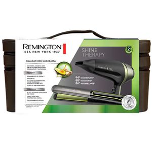 Combo Remington: Secadora Aguacate Macadamia Plancha Aguacate