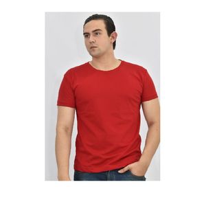Polo Básico para Hombre Cuello Redondo rojo Talla XL