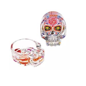 Set De 3 Ceniceros Modelo Calavera