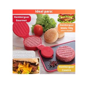 Molde para Hamburguesa Rellena