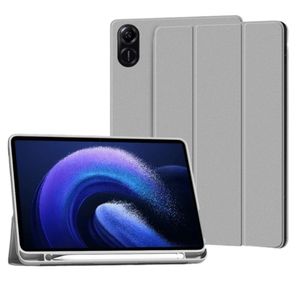 Funda Smart Cover con Porta Lapiz para Tablet Honor Pad X9 Gris
