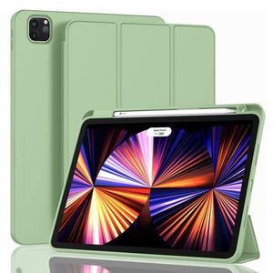 Funda Smart Cover con Porta Lapiz para Tablet Xiaomi Pad 6 Verde Claro