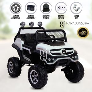 Carro a Batería 4 x 4 Obelix Todo Terreno Blanco