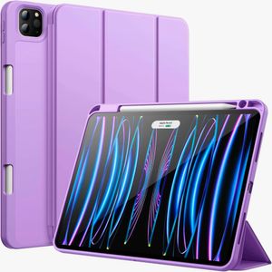 Funda Smart Cover con Porta Lapiz para IPAD PRO 11" 2024 LILA