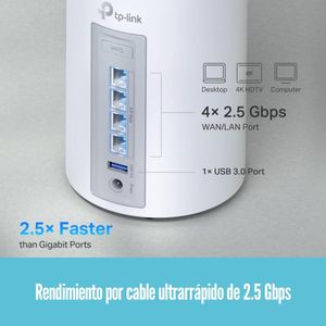 Sistema Wi-Fi 7 Mesh TP-Link Deco BE65 (3-Pack) BE11000