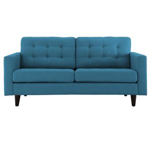 Sofa Mallma Deco de 3 Rodry Turquesa