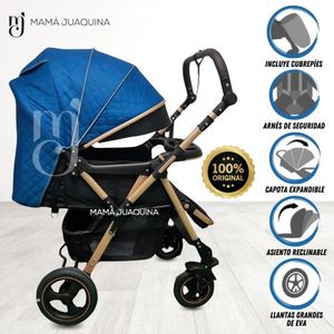Coche Cuna Mama Juaquina Gentien Edición Limitada Azul