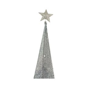 Árbol Triangular Escarchado Plateado de 180 cm