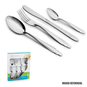 Set De Cubiertos Facusa X24  de Mesa Mod 640