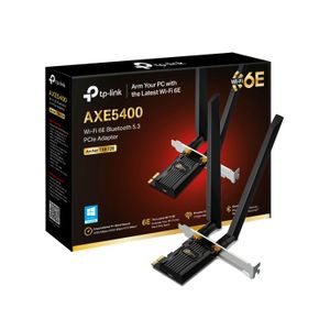 Tarjeta de red Tp Link Archer TXE72E Adaptador PCIe red Wifi 6E  AXE5400
