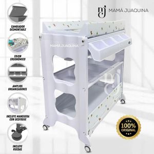 Bañera Cambiador Mamá Juaquina Cheikhouna Edición Limitada Blanco