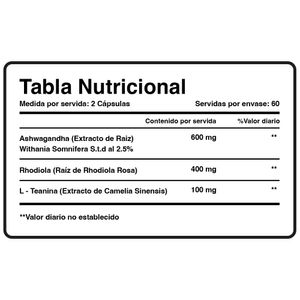 Ashwagandha - Xtralife Natural Products - 60 Cápsulas