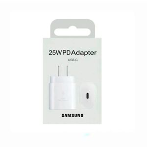 Cargador Samsung 25W Adaptador para Galaxy S20Fe, S21Fe, S23Fe, S24Fe - Blanco