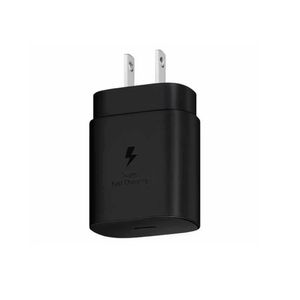 Cargador Samsung 25W Adaptador para Galaxy S20Fe, S21Fe, S23Fe, S24Fe - Negro
