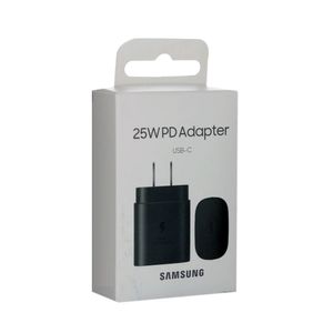 Cargador Samsung 25W Adaptador para Galaxy S20Fe, S21Fe, S23Fe, S24Fe - Negro