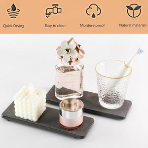 Bandejas de Baño de Diatomeas, Absorbentes, para Jabón y Cosméticos