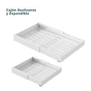 Cajón Deslizante y Expandible Blanco HogarMás