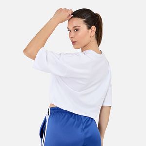 Polo Crop New Athletic Denise Blanco Mujer