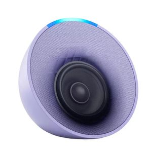 Echo Pop Altavoz inteligente Bluetooth con Alexa de sonido potente y compacto Lila