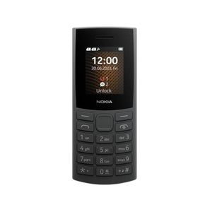 Celular Nokia 105 Dual Sim 4G Bluetooth FM/MP3 Negro/Gris