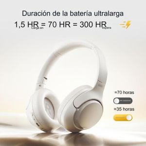 Auriculares Bluetooth QCY H3 ANC Blanco con cancelacion de ruido