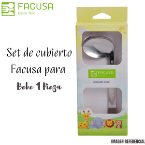 Set de Cubiertos Facusa Bebe X01 Pza