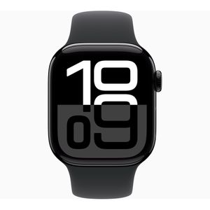 Apple Watch Series 10 Aluminio (GPS + Celular) 42 mm SM - Negro Sport Band Negro