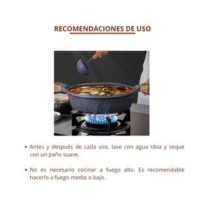 Juego De Olla Roca Volcánica Valeska Super 7 + 2 Utensilios Rosa