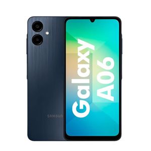 Galaxy A06 4GB Ram 128GB Negro + Adaptador 25w Blanco