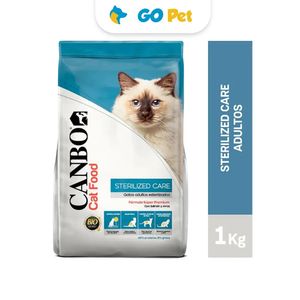 Alimento Para Gatos Canbo Sterilized Care Cuidado Esterilizado 1 Kg