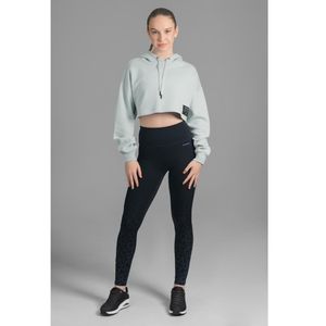 Polera Crop con Capucha para Mujer Mint