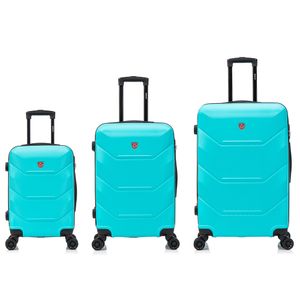 Maletas de Viaje Set de 3 Dukap Zonix Turquesa - ZOJT