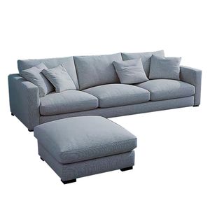 Sofa Mallma Deco Mery + Banqueta Plata