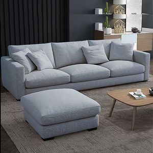 Sofa Mallma Deco Mery + Banqueta Plata
