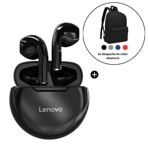 Audífonos Inalámbricos Lenovo HT38 Mas Mochila Basic de Regalo
