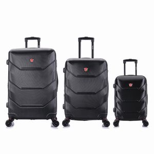 Maletas de Viaje Set de 3 Dukap Zonix Negro - ZOJN