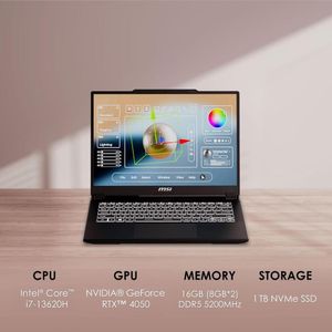 Laptop MSI Creator M14 2.8K 16GB RAM RTX 4050