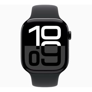 Apple Watch Series 10 Aluminio (GPS + Celular) 46 mm SM - Negro Sport Band Negro