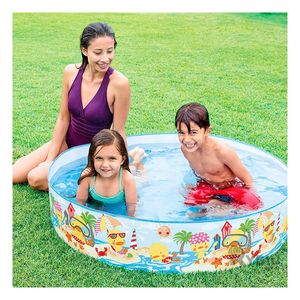 Piscina Recife Forma para Agua Circular en Multicolor
