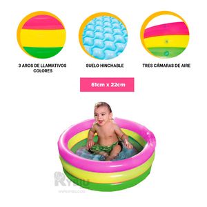 Pileta Bonita para Exteriores Y+Regalo Ligas para Peinar