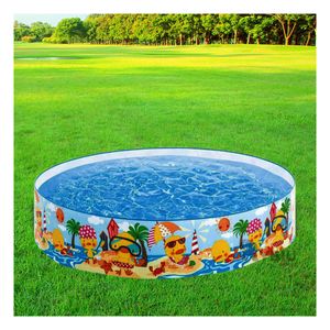 Piscina Borde Inflable en Tono Multicolor Y+Papel de Regalo