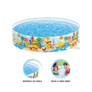 Pileta Amplia de Patio en Multicolor Y+Ligas de Regalo